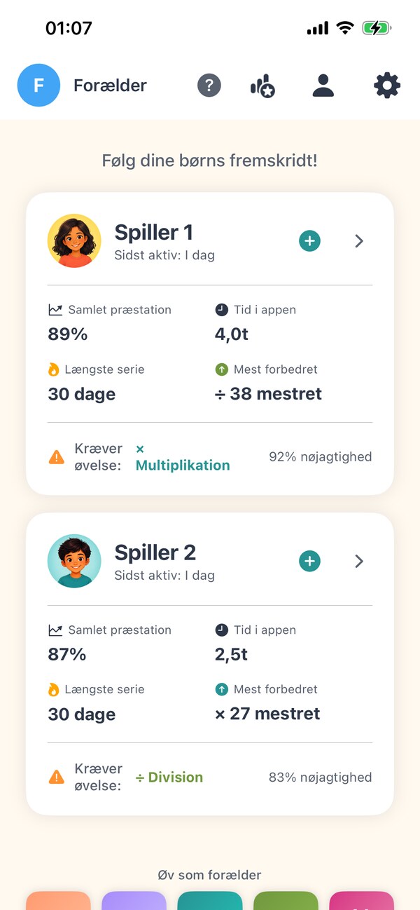 Én app til hele familien