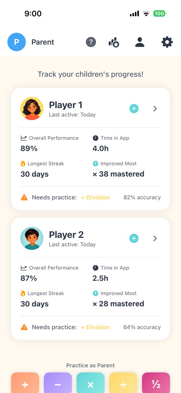 Parent Dashboard